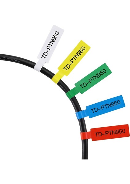 Mavi Stil 【cabel Serisi 】nıımbot D11D110 Etiket Kağıdı Termal Etiket Etiket Veri Hattı Etiketi Fiber Optik Etiket Su Geçirmez, Yağa Dayanıklı (Yurt Dışından) indirimleri