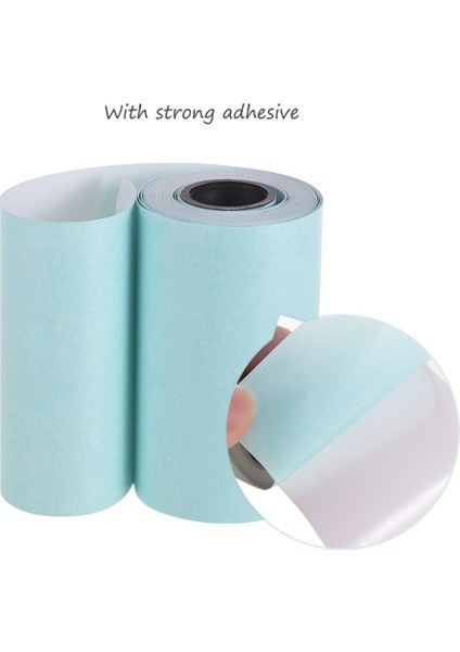 Mavi Stil 3 Rulo Yazdırılabilir Etiket Kağıdı Rulo Peripage A Moto Yazıcı Için Kendinden Yapışkanlı 57*30MM Direkt Termal Kağıt, (Yurt Dışından) fırsatları