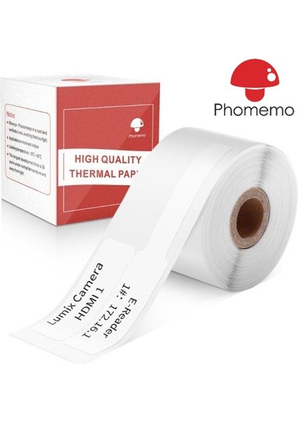 Beyaz Stil Phomemo Kablo Labelwire Termal Etiket Yapıcı Etiketler Phomemo Etiket Için Kağıt Printe Labelsroll (Yurt Dışından)