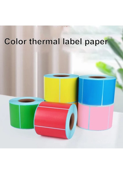 70X40X600 1 Rulo Stili Renkli Termal Etiket Etiket Kağıdı Çekirdek, 1 Rulo, Genişlik 30 ~ Doğrudan Termal Etiketler (Yurt Dışından) fiyatları