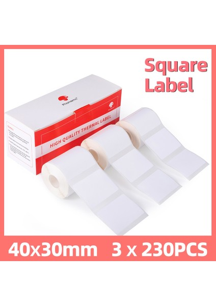 3 Rulo 690 Adet Tarzı Phomemo Kendinden Yapışkanlı Doğrudan Termal Etiketler Yazıcı Su Geçirmez Etiket Kağıdı Için Rulo Etiket Etiketi (Yurt Dışından)