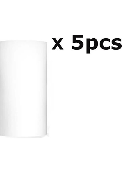 5 Rulo Yazdırılabilir Etiket Kağıt Rulo Doğrudan Termal Kağıt Peripage A6 Cep Kağıt Için 57*30MM (Yurt Dışından)