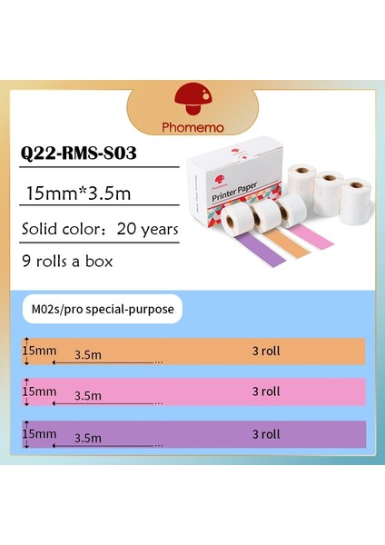 Yapıştırıcı Mavi Tarzı Phomemo Kendinden Yapışkanlı Şeffaf Termal Kağıt Yazdırılabilir Etiket Etiket Kağıt Rulosu Phomemo SM02PRO Fotoğraf Yazıcısı Için (Yurt Dışından) fırsatları