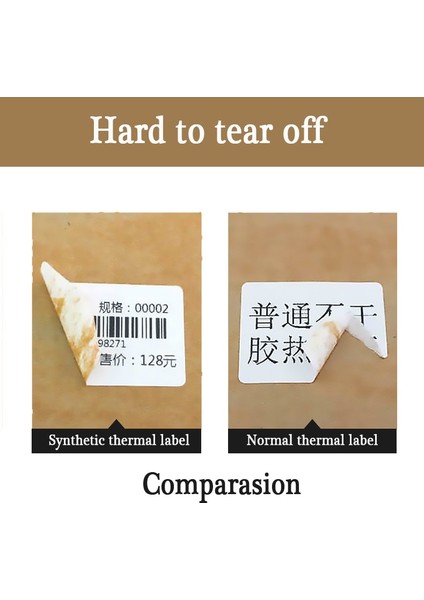 40X30MM-800 Adet Tarzı Termal Etiket Etiket Kağıdı Su Geçirmez Yırtılmaz Pp Termal Sentetik Kağıt Etiket Genişliği mm Taze Soğuk Zincir Için (Yurt Dışından) fırsatları