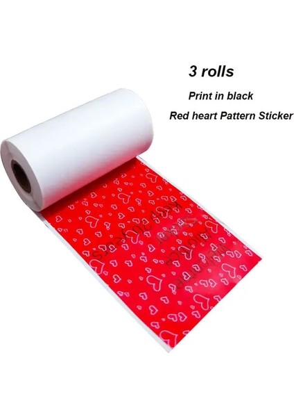 Desenli Etiket E Stili 57MM Termal Kağıt Etiket Kendinden Yapışkanlı Etiket Kağıtları Poooli Papeang Için Net Baskı Telefon Fotoğraf Kağıdı Için Peripage A6 Yazıcı (Yurt Dışından)