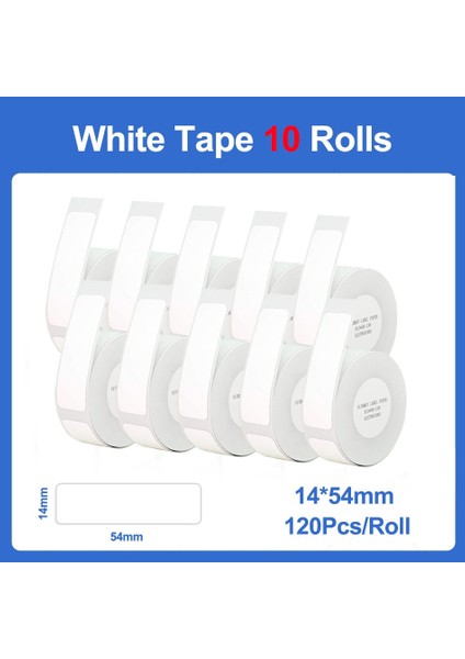 1 Rulo 14X54MM Stili Etiket Makinesi Bant Nıımbot D11 Etiket Baskı Kağıdı Ofis Etiketleme Bandı Etiket Makinesi Için Değiştirme Yağ Geçirmez Su Geçirmez Yırtılmaz (Yurt Dışından) fiyatları