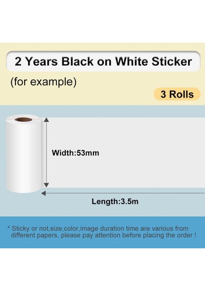 3 Rulo Şeffaf Tts Stili Pro Termal Etiket Kağıdı Yapışkan Renkli Etiket Etiketi Kendinden Yapışkanlı Etiket Ruloları Genişlik mm Phomemo Termal Kağıtlar (Yurt Dışından)
