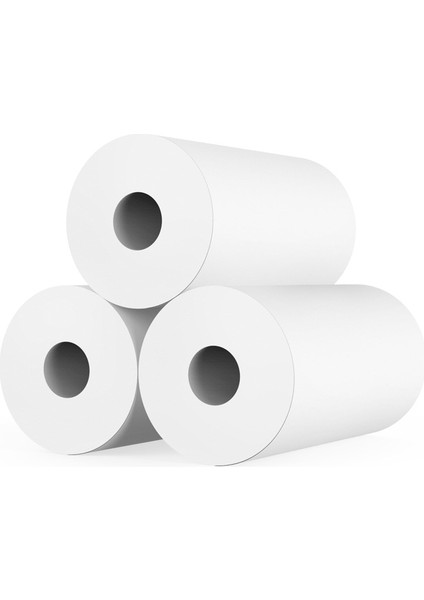 Beyaz 3 Rulo Stili 3 Rulo Termal Kağıt Etiket Kağıdı Etiket Kağıdı Fotoğraf Kağıdı Renkli Kağıt Için Peripage Paperang Fotoğraf Yazıcısı (Yurt Dışından)