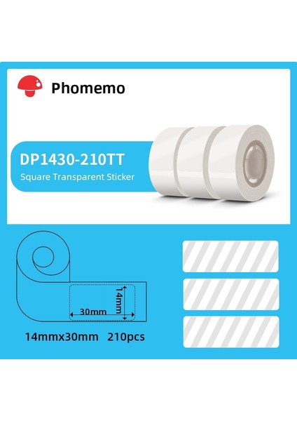 Trans Meydanı 1430 Stili Phomemo D30 Termal Etiket Kendinden Yapışkanlı Etiket Kağıdı D30D30PRO Etiket Yazıcı Için Şeffaf Daire Ev Ofis Için Uygun (Yurt Dışından) fiyatları