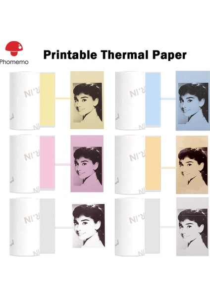 Şeffaf Stil Phomemo Termal Etiketler Fotoğraf Kağıdı Phomemo SM02PRO Yazıcı Için Kendinden Yapışkanlı Etiket Etiket Fotoğraf Kağıdı Mürekkepsiz (Yurt Dışından) fırsatları