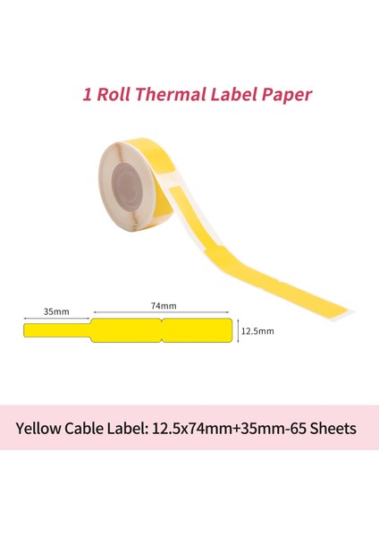 No.5 Tarzı Termal Kablo Etiketi Kendinden Yapışkanlı Baskı Etiket Kağıdı Suya Dayanıklı Yağa Dayanıklı Kablolar Için Yırtılmaya Dayanıklı D30S Yazıcı Için Teller (Yurt Dışından) modelleri