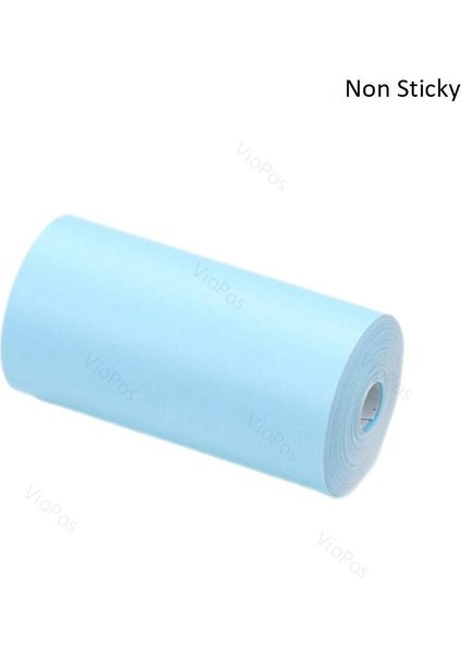Mavi Kağıt Stili Diğer A6 Termal Etiket Yazıcı Kağıdı Beyaz Renkli Etiket Fotoğraf Yazıcısı Için 57*30MM Peripage Paperang Poooli Baypage Printing A (Yurt Dışından)