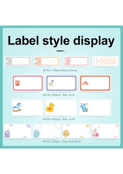 Kedi Serisi Stili Niimbot B21 B3S Renkli Etiket Kağıdı Adı Karikatür Sevimli Hayvan Su Geçirmez Desen Not Kağıdı B3S Etiket Yazıcısı Termal Kağıt (Yurt Dışından) modelleri