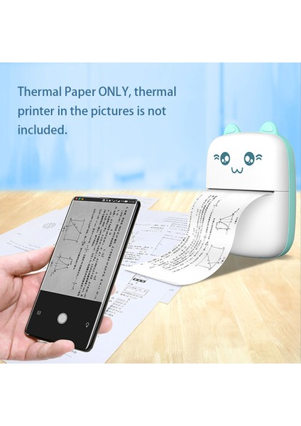 1 Rulo Stili Rulolar Termal Kağıt Rulo 57*30MM Yanlış Sorular Notlar Taşınabilir Moto Termal Yazıcı Için Baskı Kağıtları (Yurt Dışından) modelleri