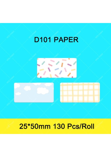 Xsj 25X50MM Stili Niimbot D Inç Etiket Etiket Kağıt Rulo Beyaz Renk Kablo Etiket Kağıtları Taşınabilir Etiket Termal Yazıcı D101 Ev Ofis (Yurt Dışından)