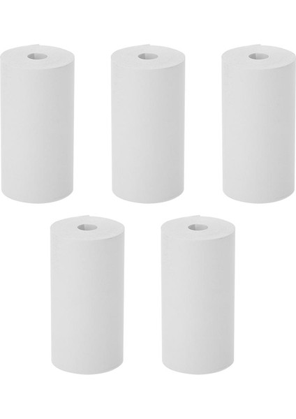 Paperang Mini Cep Fotoğraf Yazıcısı Için 5 Rulo Termal Baskı Kağıdı Fotoğraf Kağıdı Yazarkasa Kağıdı (Yurt Dışından)