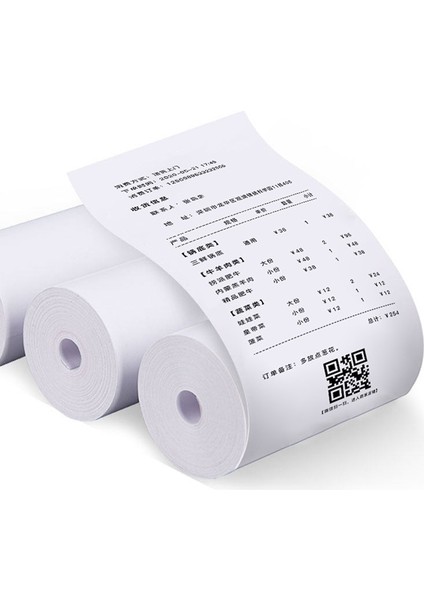 100 Rulo Termal Kağıt Dükkanı Süpermarket Eczane Mobil Bluetooth Pos Bilgisayar Yazar Kasa Yazıcı Aksesuarları (Yurt Dışından)
