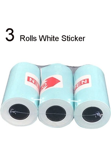 3 Çıkartma Stili Peripage Poooli Papeang Kendinden Yapışkanlı Termal Kağıt Şeffaf Baskı Fotoğraf Kağıdı Yazdırılabilir Etiket Etiket Kağıtları (Yurt Dışından)