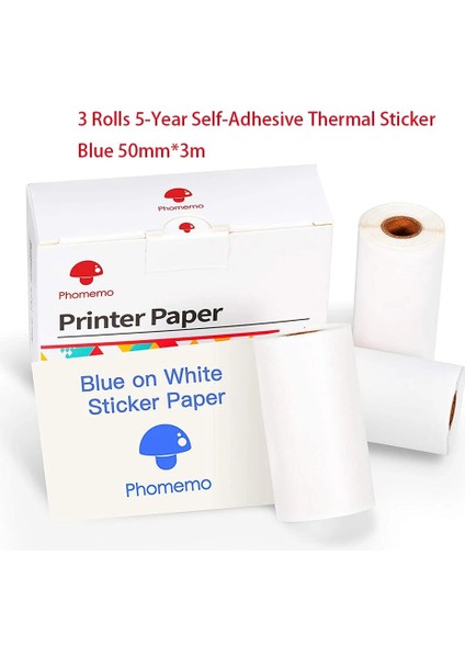 Stil 9 Stil Termal Kağıt Phomemo Yazdırılabilir Etiket Kendinden Yapışkanlı Fotoğraf Kağıdı Rulosu Için Phomemo SM02PRO Mini Taşınabilir Yazıcı Etiketleri (Yurt Dışından)