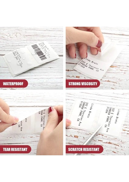 Kare 60X40MM Stili Phomemo Papel Etiket Yazıcısı Yuvarlak Kare Kağıt Etiket Çok Amaçlı Etiket Bandı Kendinden Yapışkanlı Termal Kağıt Yazıcısı (Yurt Dışından)