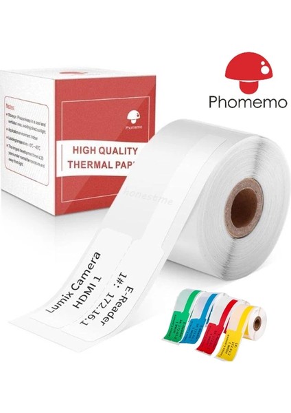Mavi Stil Phomemo Kablo Labelwire Termal Etiket Yapıcı Etiketler Phomemo Etiket Için Kağıt Printe Labelsroll (Yurt Dışından)