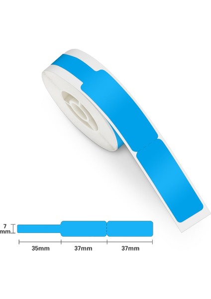 Mavi 40 Tarzı Niimbot D11 Etiket Kağıdı Aydınlık Etiket Etiket 13*35MM Niimbot D110 D11 Için Etiketleme Makinesi Kendinden Yapışkanlı Kağıt Bant Yazdırmak Için (Yurt Dışından)