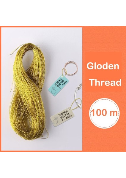 Altın Iplik 100M Stili Niimbot D11 D101 D110 Takı Etiket Makinesi Termal Etiket Kağıt Yeşim Asılı Etiket Takı Küpe Etiketi (Yurt Dışından)