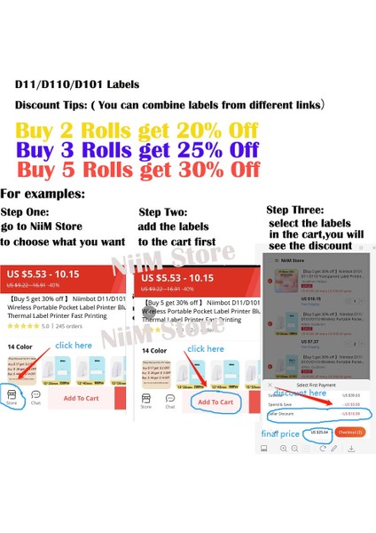 Altın Iplik 100M Stili Niimbot D11 D101 D110 Takı Etiket Makinesi Termal Etiket Kağıt Yeşim Asılı Etiket Takı Küpe Etiketi (Yurt Dışından) fiyatları