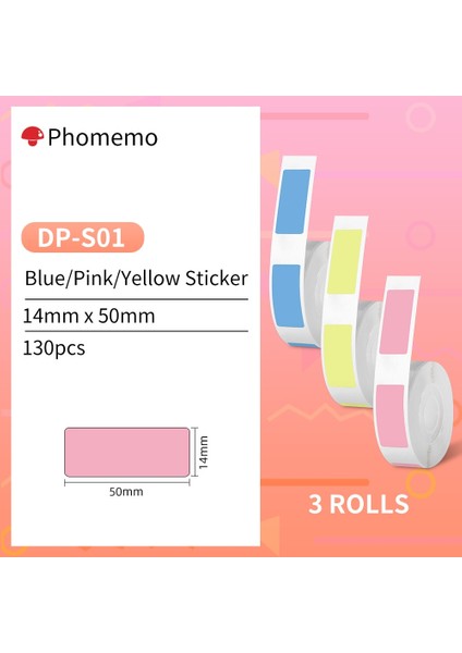 Kare S01 1450 Stili Phomemo D30 Termal Etiket Kendinden Yapışkanlı Etiket Kağıdı D30D30PRO Etiket Yazıcı Için Şeffaf Daire Ev Ofis Için Uygun (Yurt Dışından)