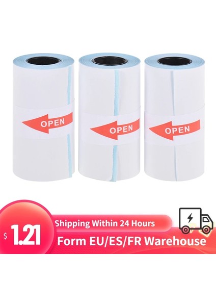 1 Stili Yazın 3 Rulo Termal Kağıt Rulo Makbuz Kağıdı Kendinden Yapışkanlı Bpa Içermeyen Cep Termal Fotoğraf Yazıcısı Için Uzun Ömürlü 10 Yıl (Yurt Dışından) fiyatları