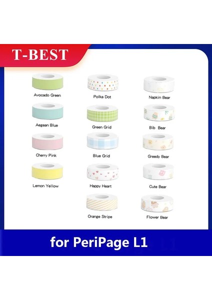 Yeşil Stil Peripage 1 Yapışkanlı Etiket Kağıdı Sevimli Desenli Yapışkan Bant Termal Baskı Kağıdı Su Geçirmez Yağa Dayanıklı Yırtılmaya Dayanıklı (Yurt Dışından) fiyatları