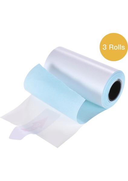 Tip 2 Stili 3 Rulo Termal Kağıt Rulo Makbuz Kağıdı Kendinden Yapışkanlı Bpa Içermeyen Cep Termal Fotoğraf Yazıcısı Için Uzun Ömürlü 10 Yıl (Yurt Dışından) fırsatları