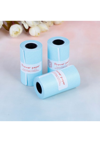 Cep Paperang Fotoğraf Yazıcısı Için Termal Baskı Rulo Kağıt Etiketler x 3 Rulo (Yurt Dışından)