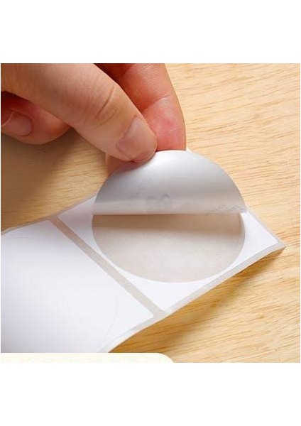 60X60MM Stili Temizle Phomemo Etiket Yazıcısı Yuvarlak Etiket Autoadhesivo Termal Etiket Yapışkanlı Kağıt Yuvarlak Etiket Iş, Ev Için (Yurt Dışından)