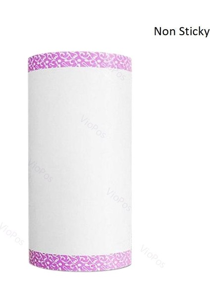 Mor Kenarlı Kağıt Stili Diğer A6 Termal Etiket Yazıcı Kağıdı Beyaz Renkli Etiket Fotoğraf Yazıcısı Için 57*30MM Peripage Paperang Poooli Baypage Printing A (Yurt Dışından)