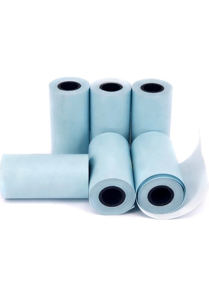 6 Adet Etiket Kağıdı Stili Yazıcı Kağıtları Yazdırılabilir Etiket Kağıt Rulosu Doğrudan Termal Kağıt Peripage Için 57*30MM (Yurt Dışından)