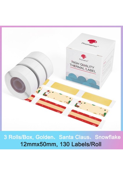 Desen Etiketi P10 Stili Impresora Portatil Phomemo D30 Için Termal Kağıt Taşınabilir Mini Impresora Baskı Etiketi Saf Renk Çizilmeye Dayanıklı Etiket Kağıdı (Yurt Dışından)