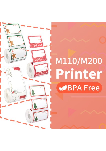 30X20MM Stili Phomemo M110 Şeffaf Kendinden Yapışkanlı Etiketler Kağıt Phomemo Etiket Yazıcı Için Termal Etiket Yazdırılabilir Kağıt Rulo (Yurt Dışından) modelleri