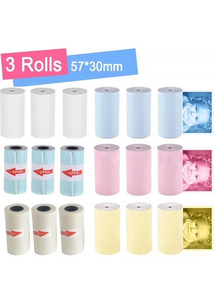 3 Sevimli Etiket Stili Peripage Kağıt Yapışkanlı Termal Etiket Fotoğraf Kağıdı Beyaz Renk A6 A9 Paperang Memobird Iprinter Için Şeffaf Etiket (Yurt Dışından) indirimleri