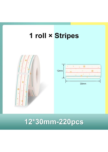 ATE12-30 Stili Supvan Sıcak Satış Uyarlanmış Etiket Baskı Kağıdı Su Geçirmez Baskı Etiketleri Bant Çizilmeye Dayanıklı Etiket Etiket Kağıdı Sadece E10 Için (Yurt Dışından)
