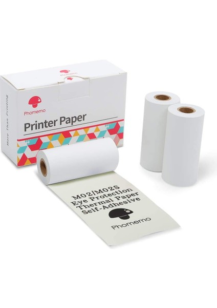 Q22-RMS-EP Stili Phomemo Çoklu Seçenekler Phomemo S Pocker Yazıcı Çap Ruloları Için Termal Kağıt (Yurt Dışından)