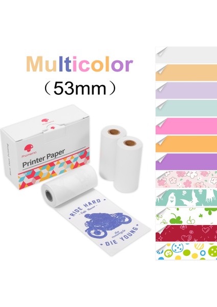 Q22-RMS-EP Stili Phomemo Çoklu Seçenekler Phomemo S Pocker Yazıcı Çap Ruloları Için Termal Kağıt (Yurt Dışından) fiyatları