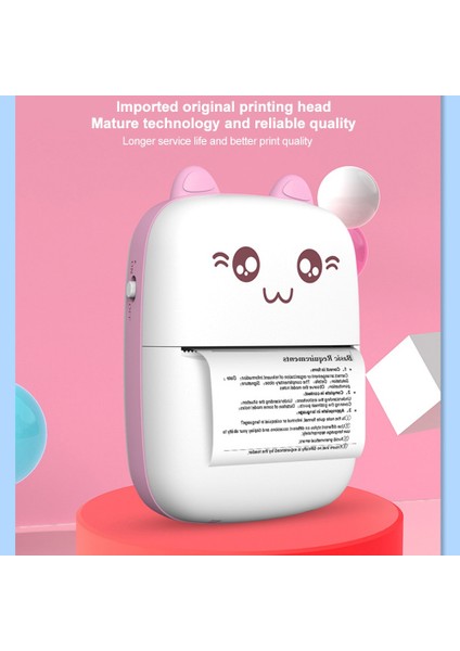 5 Rulo Kağıt Stili 5 Rulo Sevimli Mini Taşınabilir Termal Yazıcı Kağıdı Öğrencileri Makbuz Resimleri Ofis Kablosuz Bluetooth Fotoğraf Etiket Baskı Kağıdı (Yurt Dışından) fiyatları