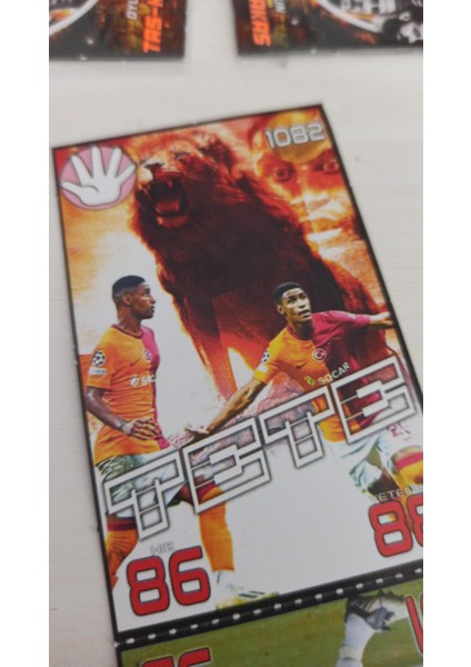 Futbol Ateşi 2024 Taş Kağıt Makas Oyun Kartları 30 x 2 Toplam 60 Kart & Kutusuz
