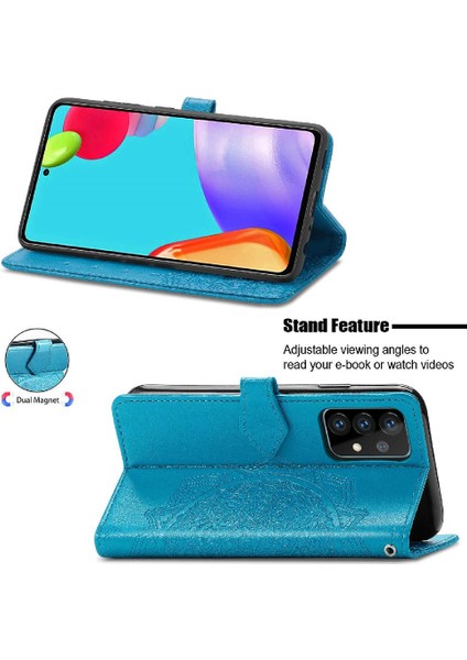 Samsung A72 5g Basit Iş Darbeye Zarif Desen Flip Case (Yurt Dışından) fırsatları