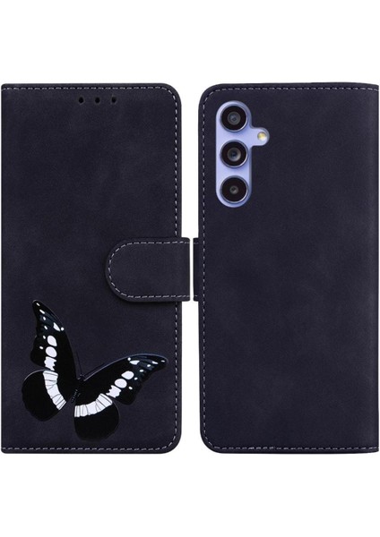 Samsung Galaxy S23 Fe 5g Cüzdan Kelebek Renk Baskılı Flip Kart (Yurt Dışından)