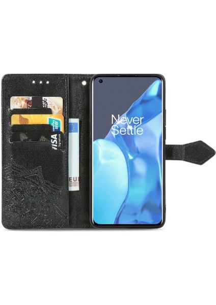 Oneplus 9 Için Kılıf Pro Basit Iş Kapak Çevirin Deri Kılıf Zarif (Yurt Dışından)