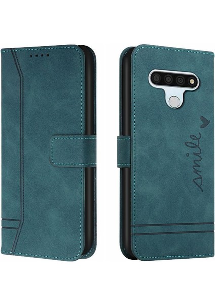 Lg Stylo 6 Kart Yuvaları Kapak Için Telefon Kılıfı El Kayışı Flip Folio Cüzdan Pu (Yurt Dışından)