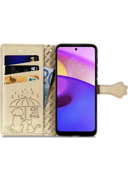 Moto E40 Darbeye Kapak Kapak Karikatür Hayvanlar Için Kılıf Kısa Kayış Vaka (Yurt Dışından) modelleri