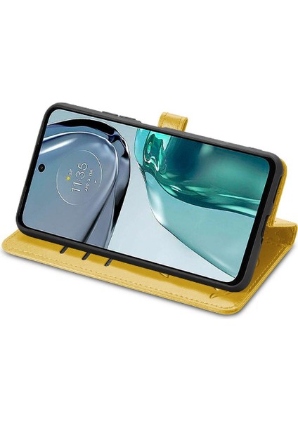 Moto G62 Flip Kapak Için Kılıf Darbeye Karikatür Hayvanlar Kısa Kayış Kılıf (Yurt Dışından) fiyatları
